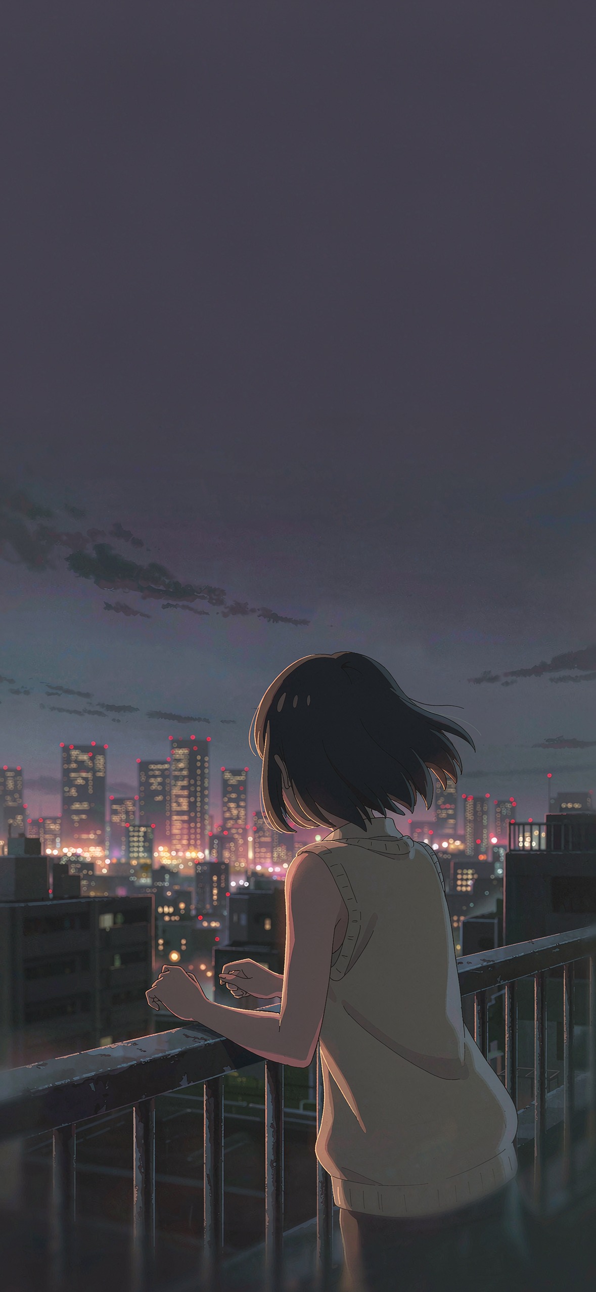 天台晚风 · 1179×2556 动漫壁纸