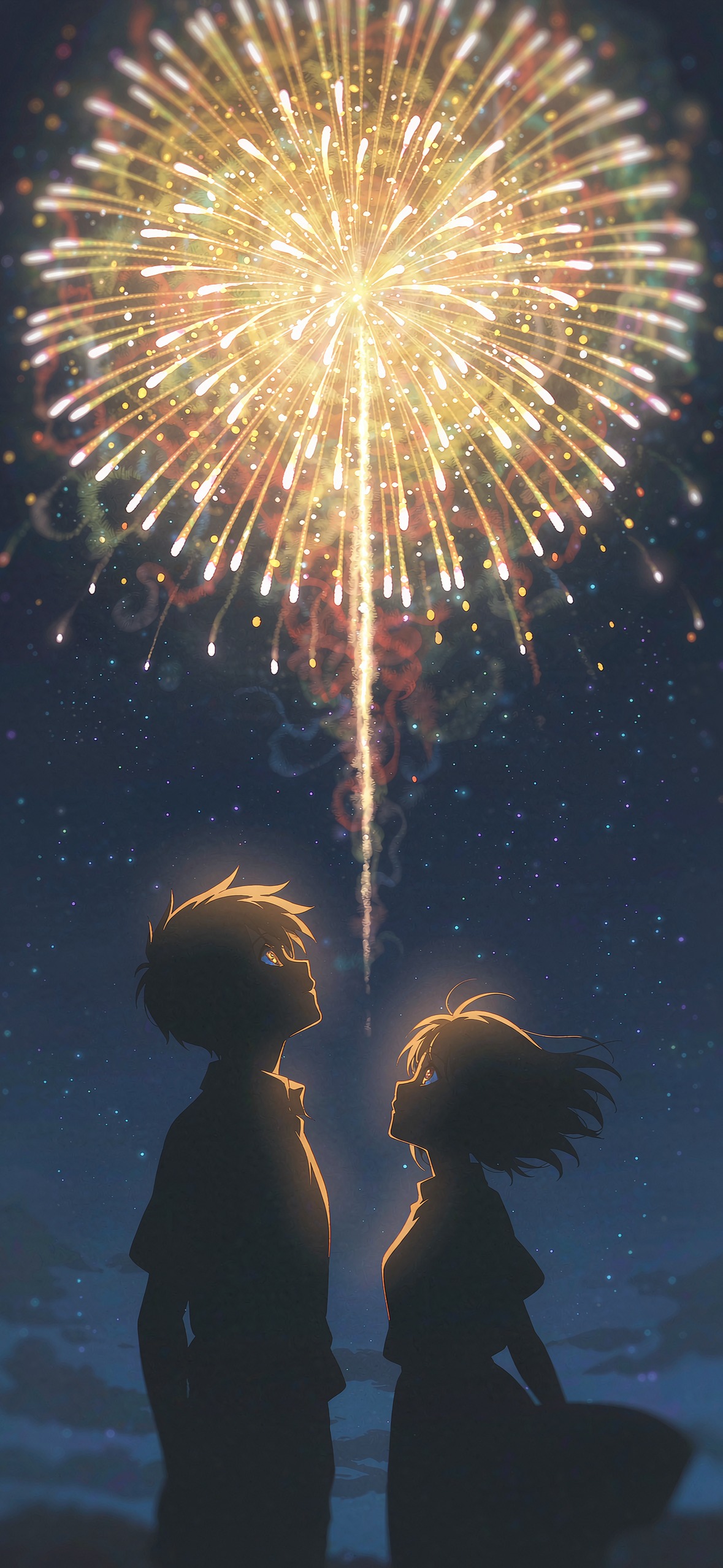 夏夜烟花 · 1179×2556 动漫壁纸