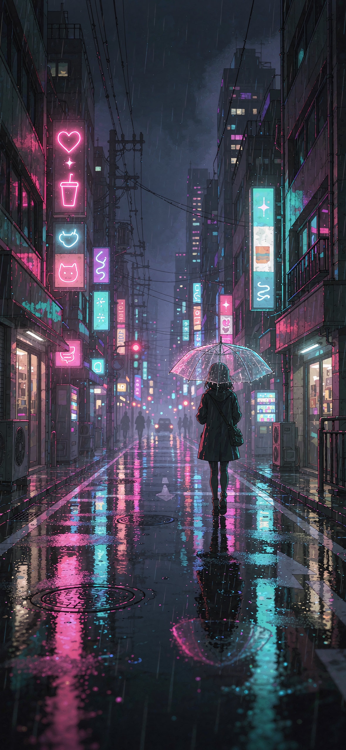 雨巷霓影