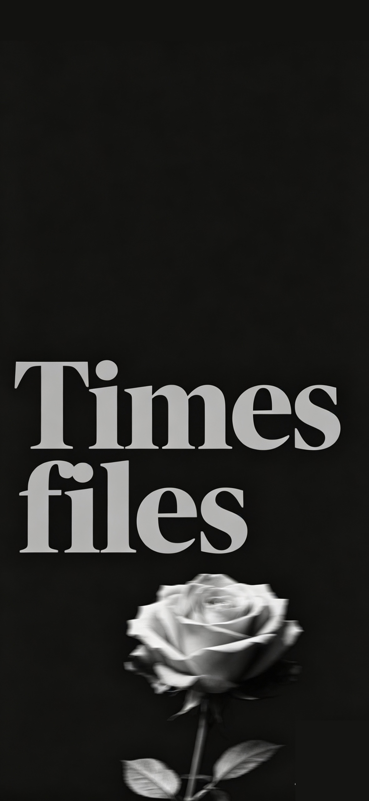 时光飞逝 · 1179×2556 暗黑壁纸