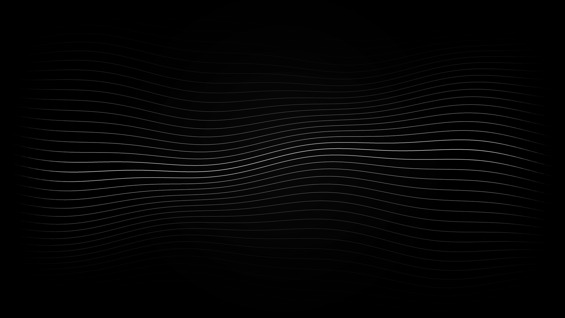 墨色波纹 · 1920×1080 电脑壁纸