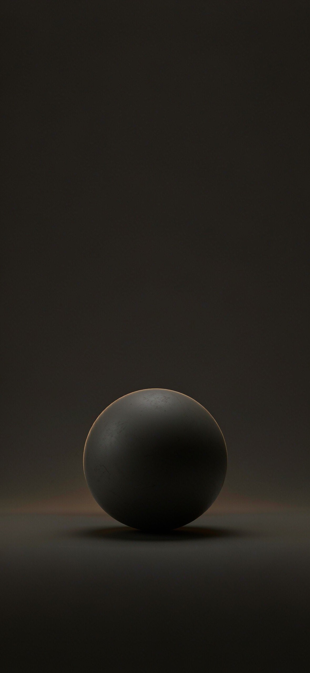 灰球 · 1179×2556 极简壁纸