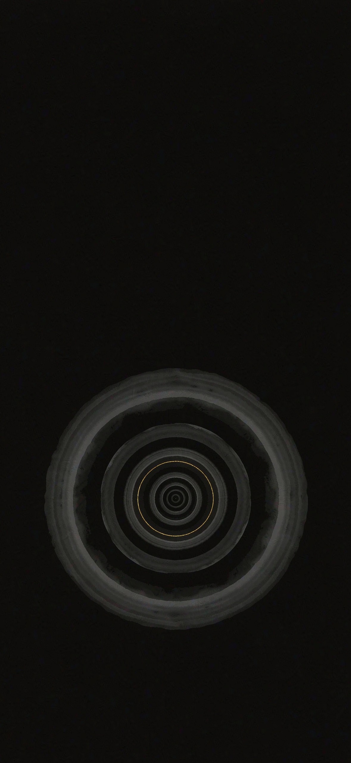 墨色同心 · 1179×2556 极简壁纸